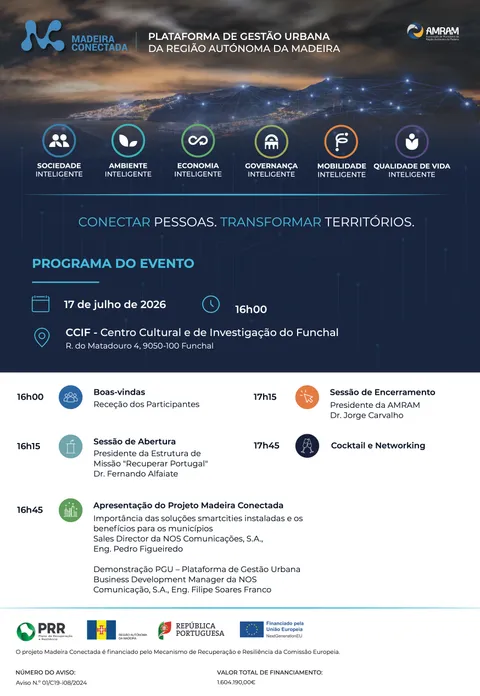 Cartaz do programa do evento (o conteúdo está transcrito nesta página)
